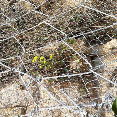 High-Tensile Spider Spiral Rope Mesh Active Protection System for Mountain Rockfall Plain Weave Technique Custom Cutting Welding