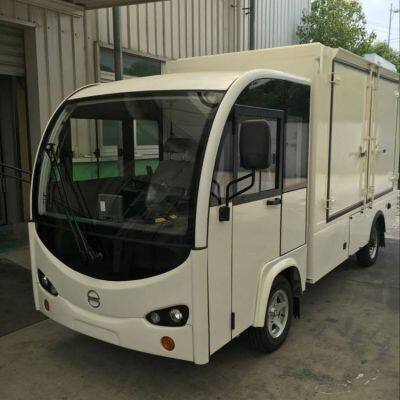 2-ton Electric Van - Stainless Steel Insulated Food Truck for Factory Areas - Electric Van for In-factory Goods Transportation