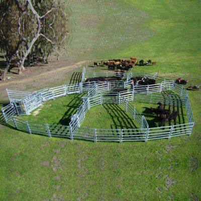 Panel de valla de metal galvanizado de alta resistencia para criar caballos