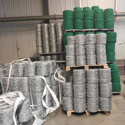 High Tensile Razor Barbed Wire Fence 500 Meters Sharp Edge Barbed Steel Blade Wire Mesh 12.5 Galvanized Barb Wire Price Per Roll photo-5