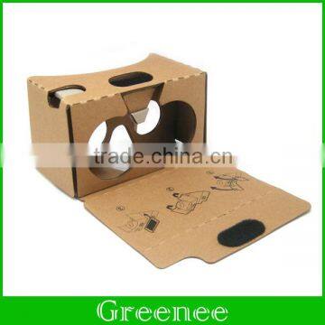 Google Cardboard Kit V2 Big Lens 3D Virtual Reality Cardboard Glasses Compatible With 3-6inch Screen for Smartphon photo-6