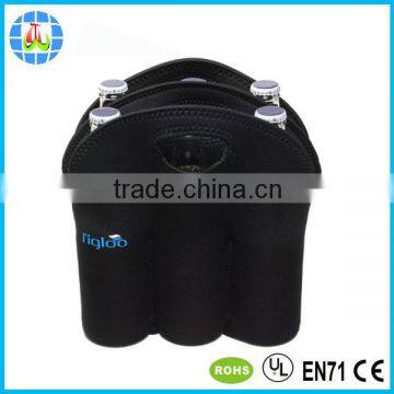 Durable Neoprene 6-pack Beer Bottle Cooler for Outdoor Pinic