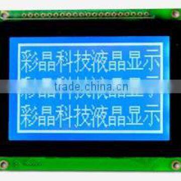 128x64 monochrome lcd display module with led backlight and stn cob style