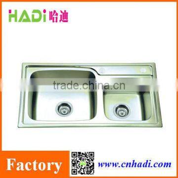 apron front doulbe kitchen sink stainless steel sink HD8043