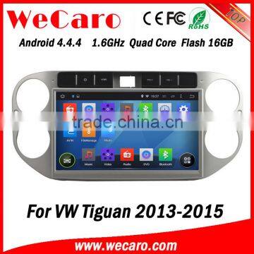 Wecaro 10.1" WC-VT1013 Android 4.4.4 car multimedia system double din for vw tiguan dvd player gps audio system GPS