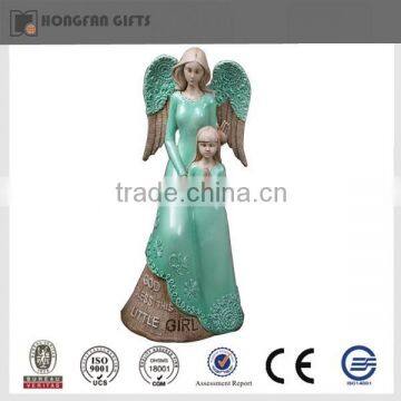 grenn religious resin decorative angel