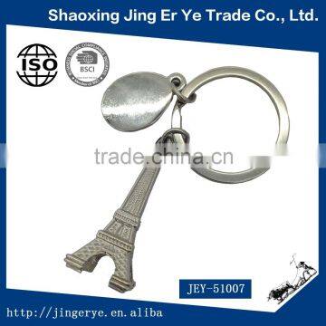 Wholesale Cheap Metal 3d MIni Eiffel Tower Shaped Key Rings