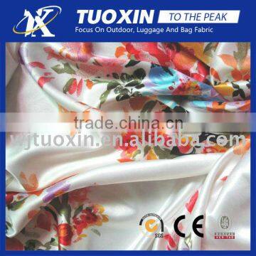 Hot sale 100% polyester imitated silk fabric