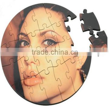 High quality various shape MDF sublimation blank puzzles