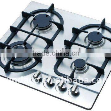 classical inox built in gas hob