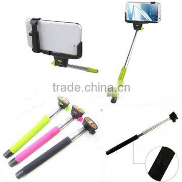 Factory Flexible Selfie Stick Wrieless Bluetooth Monopods Dual System