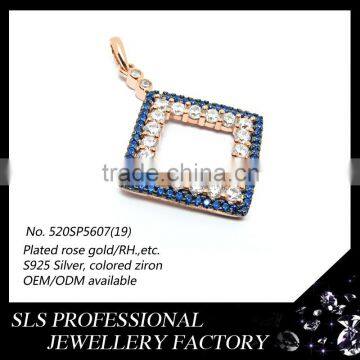 2015 Fashion Russian Jewelry Sets 925 Cubic Zircon Woman Silver Wedding Jewelry Set photo-5