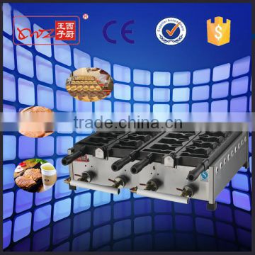 SS fish shape with open mouth taiyaki maker machine