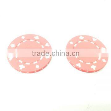 lovely pink color plastic used poker chips for sale