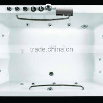 EAGO WHIRLPOOL BATHTUB BUILT-IN TYPE RECTANGLE BATHTUB AM185RD