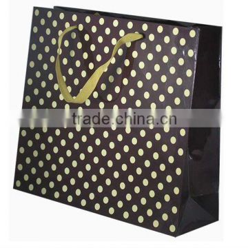 handmade dot design high quality paper bag