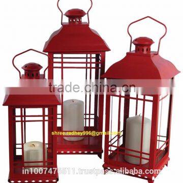 Metal garden lanterns