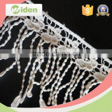 Lace with stone work African French lace fabric fringe chemical lace                        
                                                                                Supplier's Choice