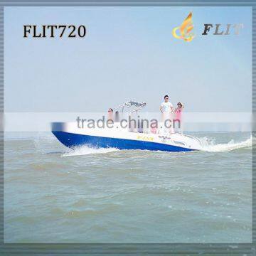 China 9 passengers 7.2m/24' powerful Dual 200HP engines Passenger Boat