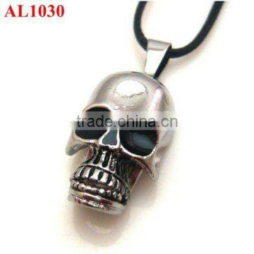 New style big skull charm necklace for unisex, wholesales big skull pendant necklace