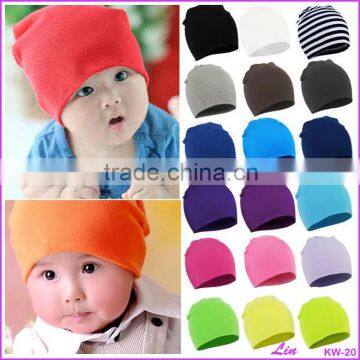 2016 New Autumn Winter Warm Cotton Baby Hat Girl Boy Toddler Infant Kids Caps Brand Candy Color Lovely Baby Beanies Accessories