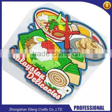 Custom multi-colour 3d fridge magnet,rubber fridge magnets