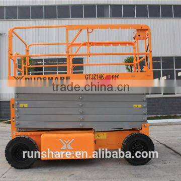 14m hydraulic scissor lift for industry