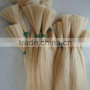 blonde brazilian human virgin remy hair bulk,can be dyed hair