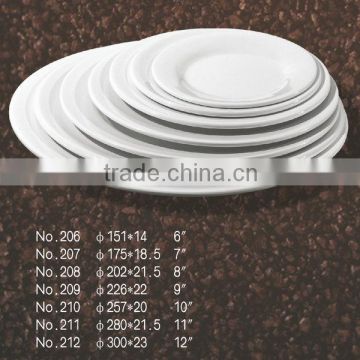 Round Melamine plate dinner plate