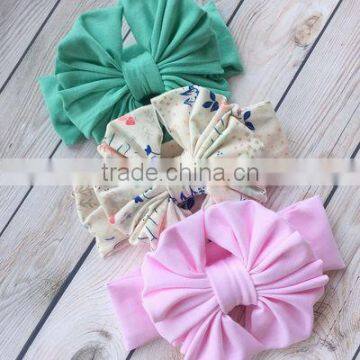 Trendy solid color headband flower headband for kids fashion girls headbands