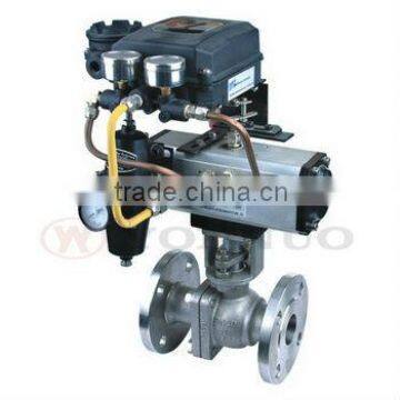 Pneumatic Actuator With Carbon Steel Ball Valve