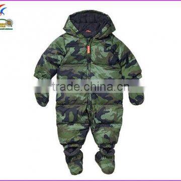 new pattern baby military waterproof overall suit for winter