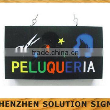 Super bright open led sign with flashing open led sign lights