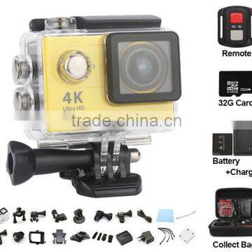 Action camera Ultra HD 4K WiFi 1080P/60fps 2.0 LCD 170 lens Helmet Cam waterproof sport camera RF 2.4G remote control