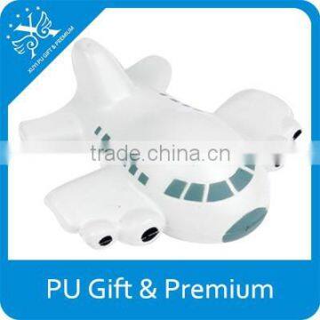 2015 Most Pop pu aeroplane shape stress Ball forpromotional gift