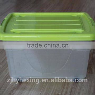 30L plastic wheels storage box