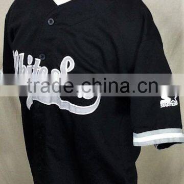 Oem Custom Fashion Button Down Baseball Jersey photo-4
