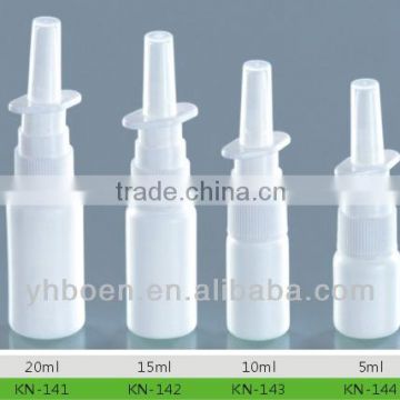 Plastic Clear Nasal Spray Bottle for Pharmceutical