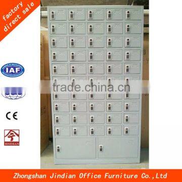 Steel office card cabinet with 50 drawers