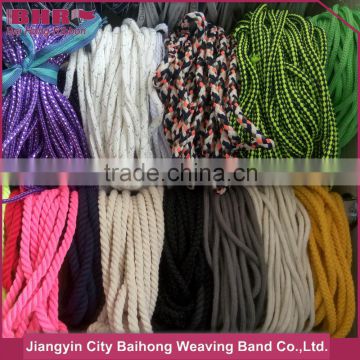 Cotton nylon polyester polypropylene braided rope