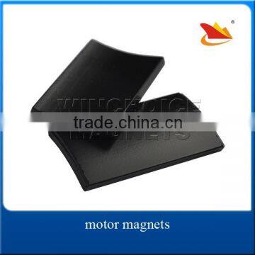 Neodymium Segment Magnets N40M Customized For Permanent DC Motor