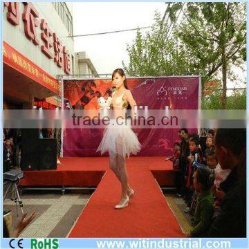 aluminum frame acrylic transparent runway ramp