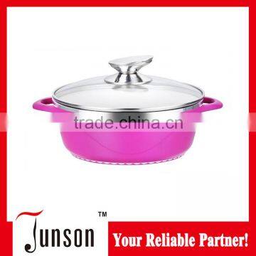 32cm Ceramic Aluminum Stock Pot/High Quality Die Casting Soup Pot