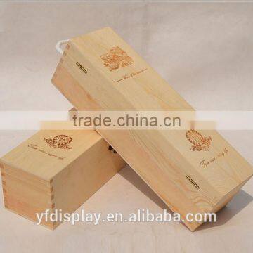 Wholesale Wooden Wine Box, One Bottle Wine Wooden Box, Wooden Box For Wine