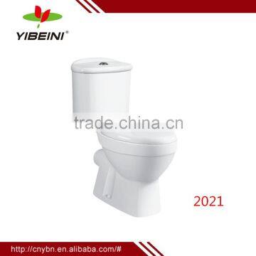 Ceramic Floor Mounted Two Piece Washdown Portable Toilet