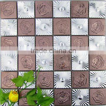 Good price of 3D stainless steel mosaic tile