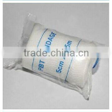 Conforming stretch gauze bandage pbt bandage