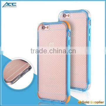 PC+TPU 2 in 1 Two Colors Hard Case For iPhone 6 6S