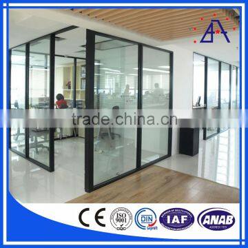 Factory Direct Price Aluminium Frame Wall Glass Partition Manufacturer photo-5