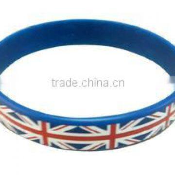 PRINTING FLAG SILICON WRISTBAND